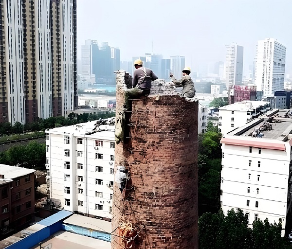 煙囪拆除：環(huán)保先行，守護(hù)我們的藍(lán)天